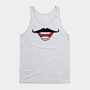 Funny Fangy Smily Mo Tank Top